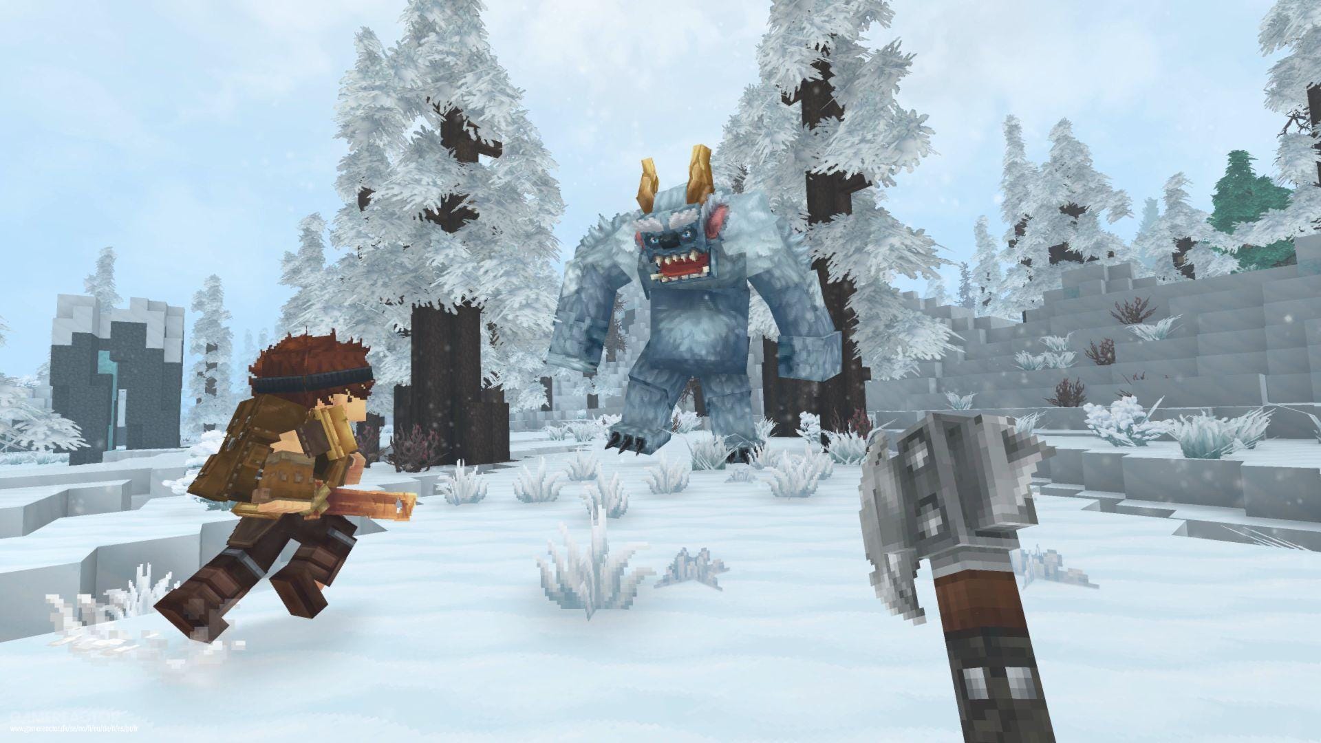 Hytale adventure scene - Experience PvP and PvE combat on EVERTRAIL